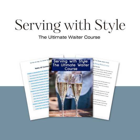 Serving with Style: The Ultimate Waiter Course